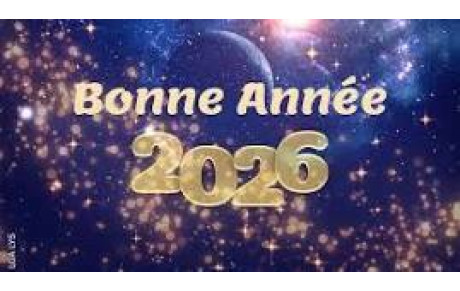 meilleurs voeux pour 2026